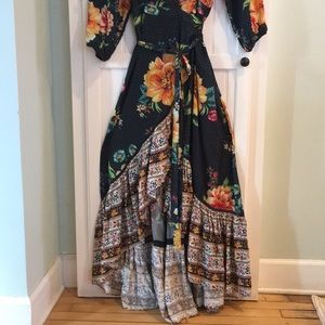 Anthropology Farm Rio maxi dress